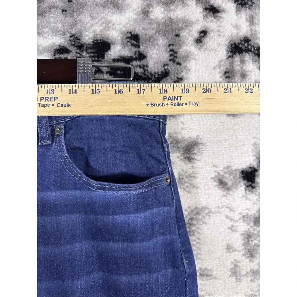 Mugsy Fultons Jeans Mens Size 36x34 Dark Wash Stretch Comfort Lightweight